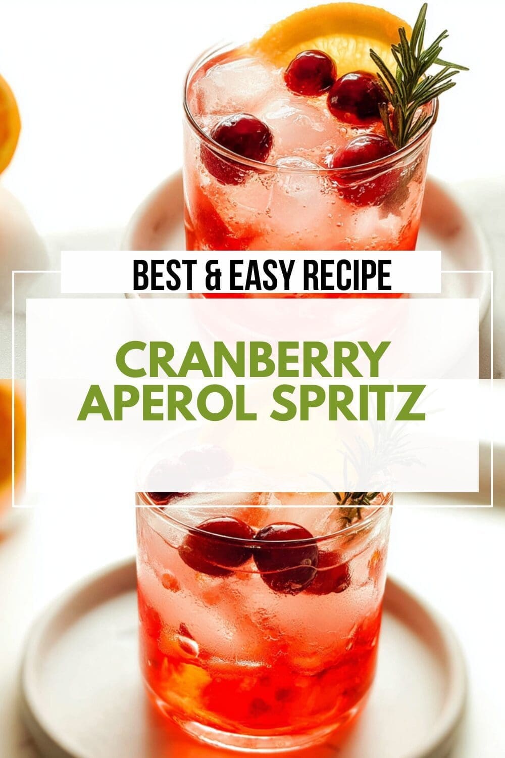 Cranberry Aperol Spritz