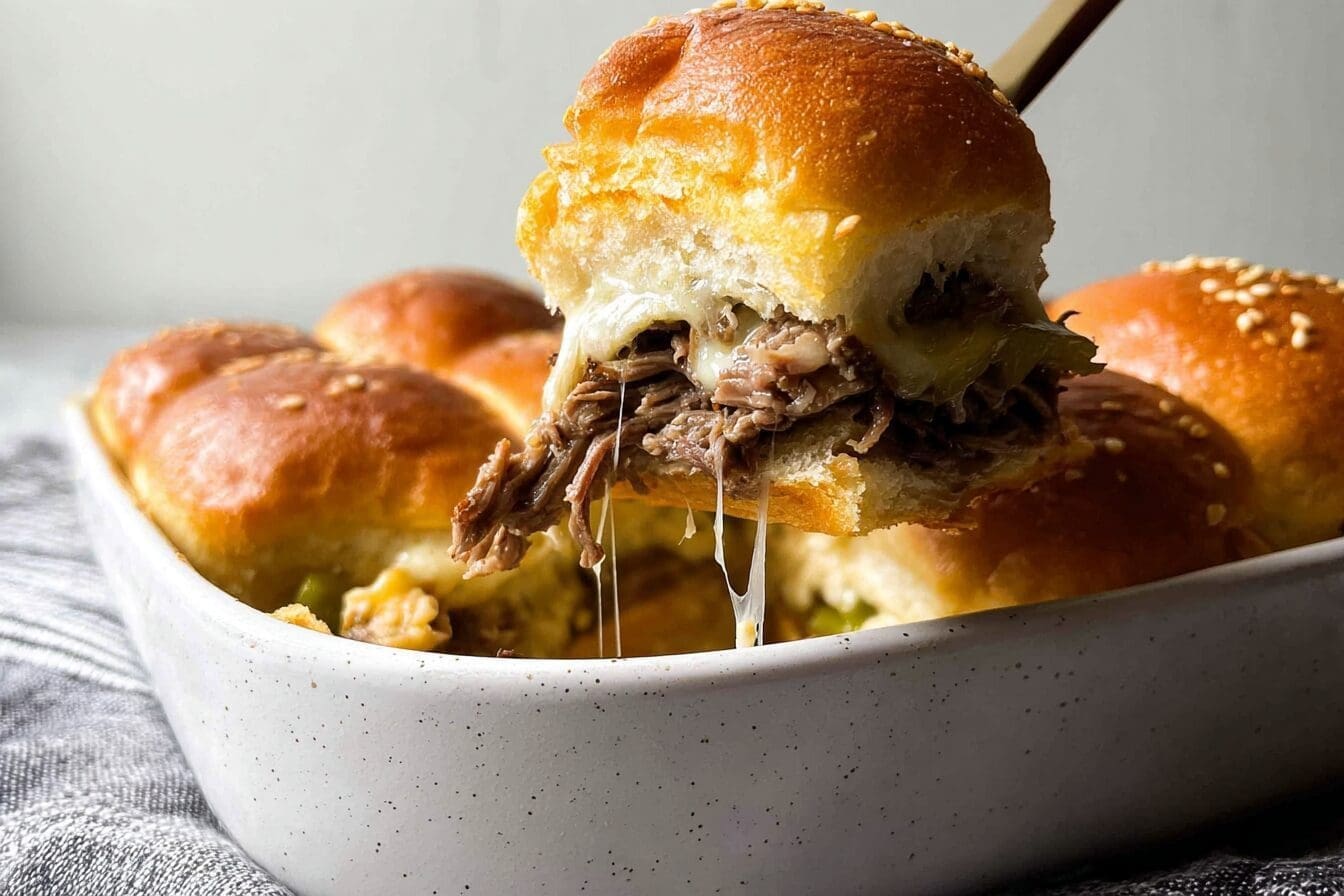 Philly Cheesesteak Sliders