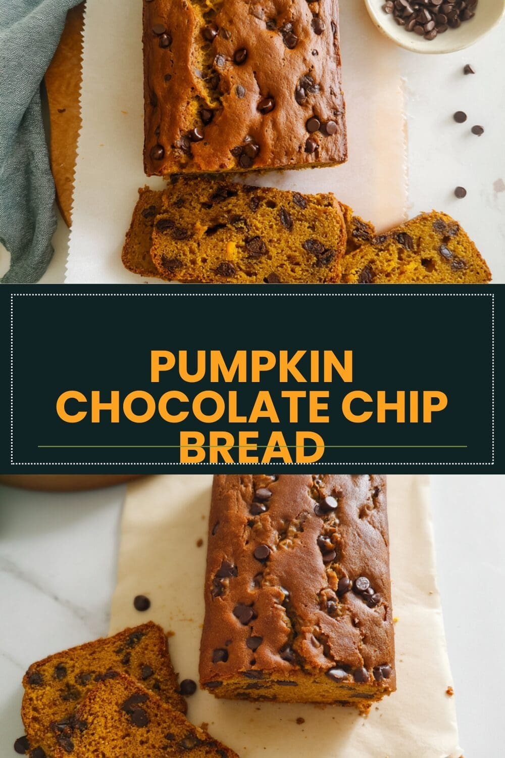 Pumpkin Chocolate Chip Bread