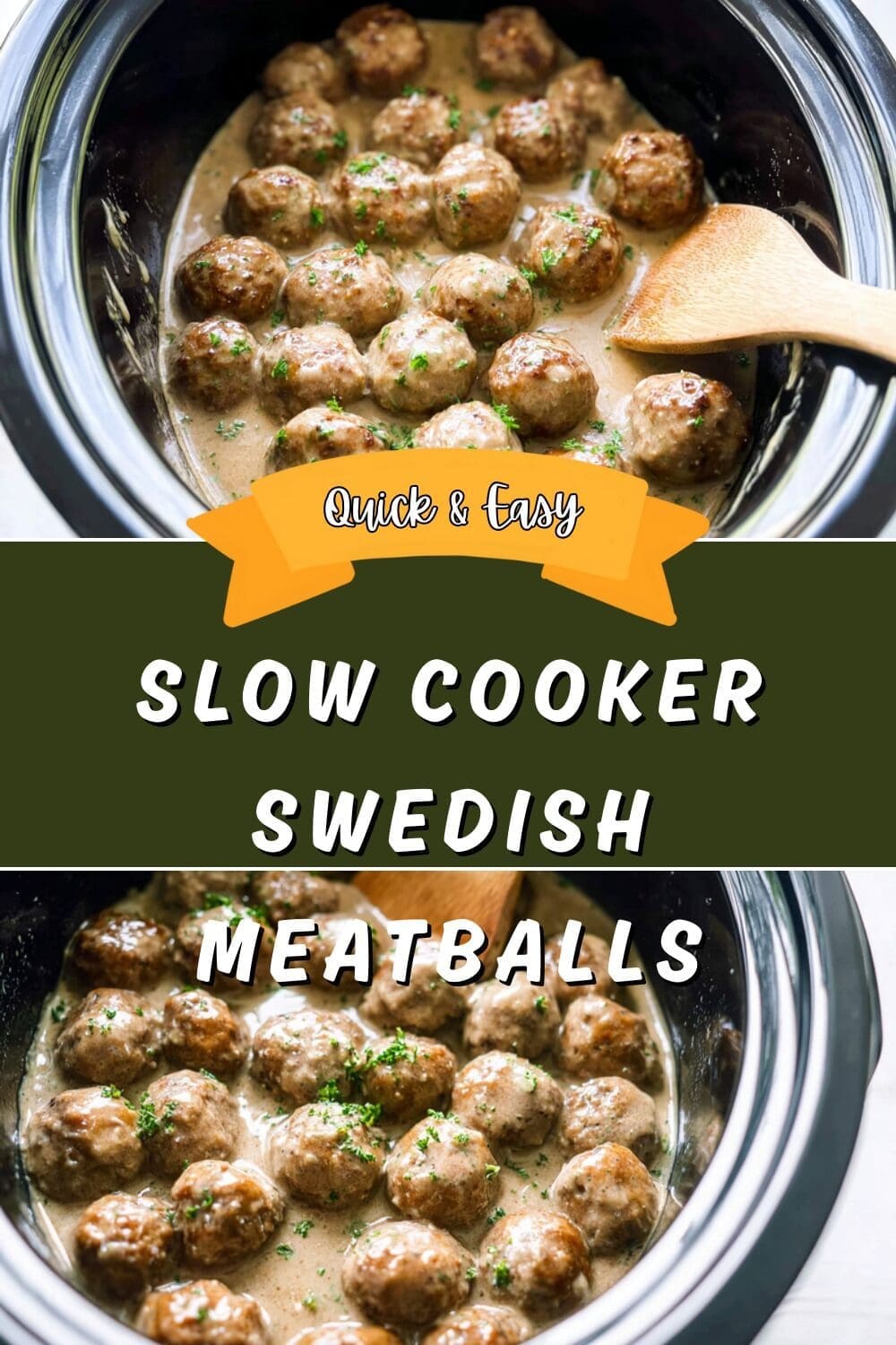 Slow Cooker Swedish Meatballs