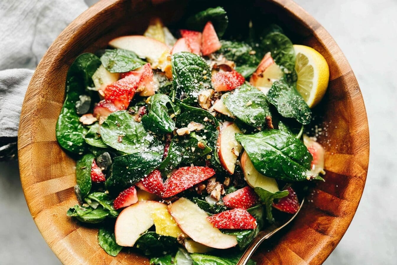 Spinach Salad Recipes With Fresh Ingredients For Healthy Meals 6 Spinach Salad