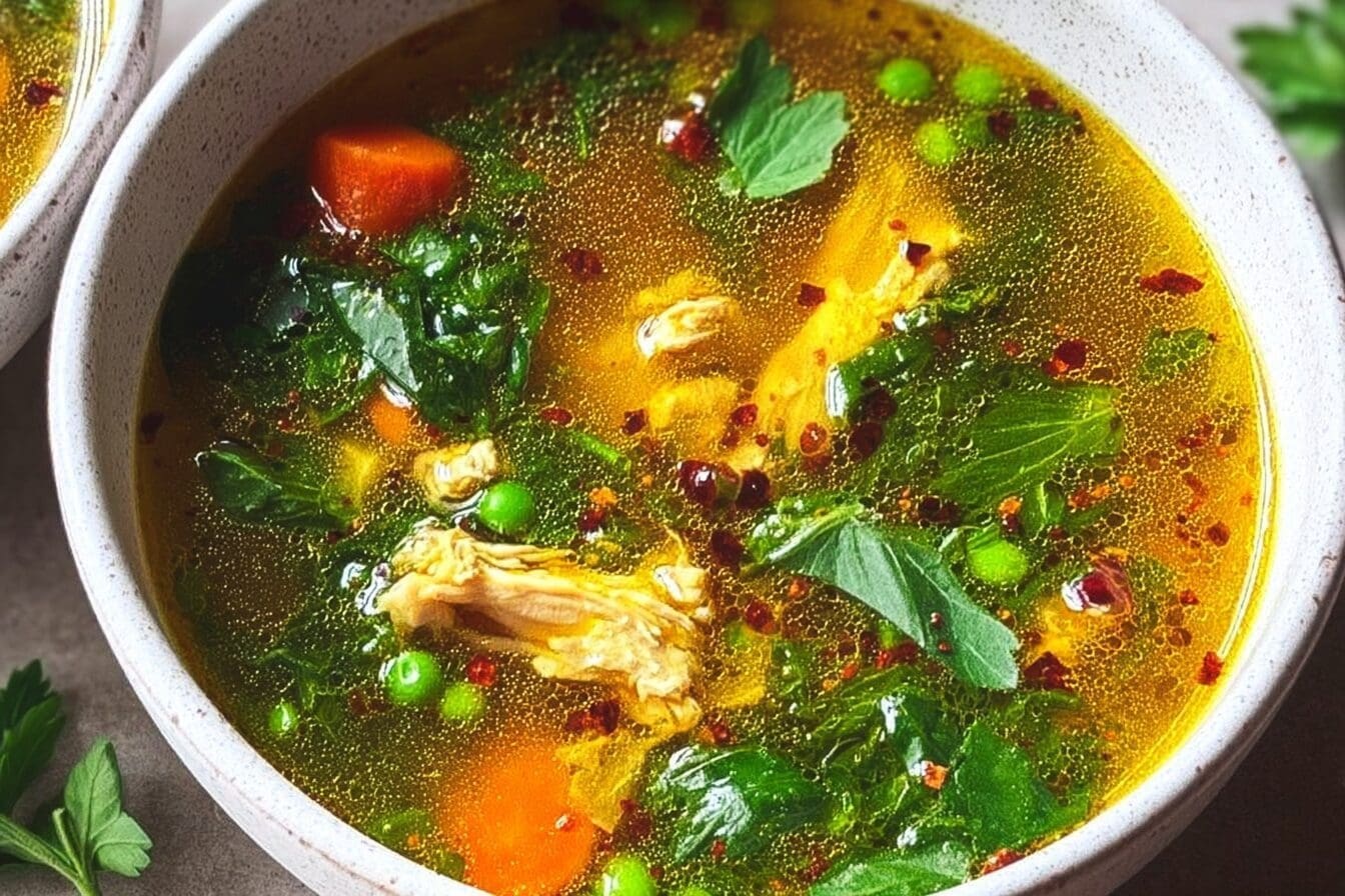 Anti Inflammatory Turmeric Chicken Soup Recipe With Healing Spices 6 Anti Inflammatory Turmeric Chicken Soup