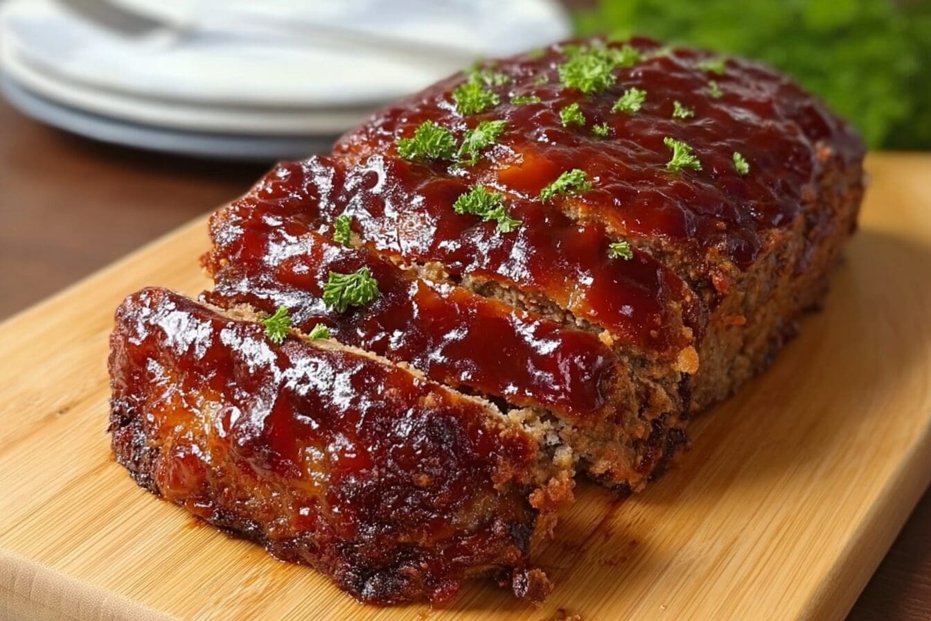 Bbq Bacon Meatloaf Recipe With Smoky Sauce And Crispy Bacon Topping 6 Bbq Bacon Meatloaf