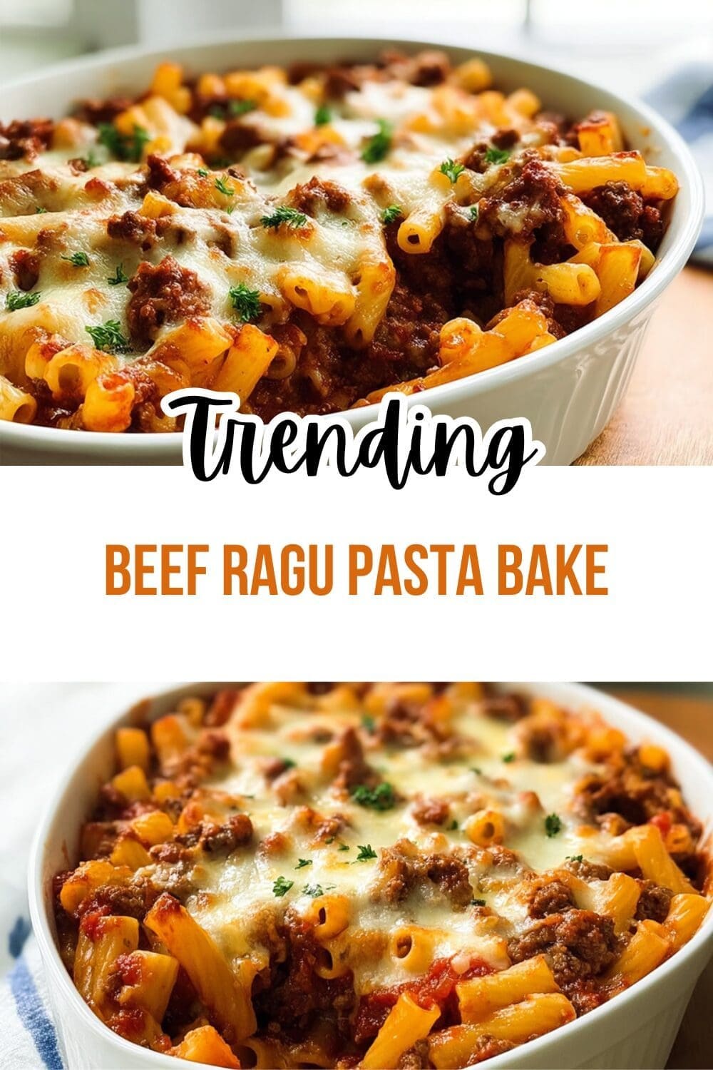 Ragu Sauce Pasta Bake Made With Leftover Beef Roast 7 Beef Ragu Pasta Bake