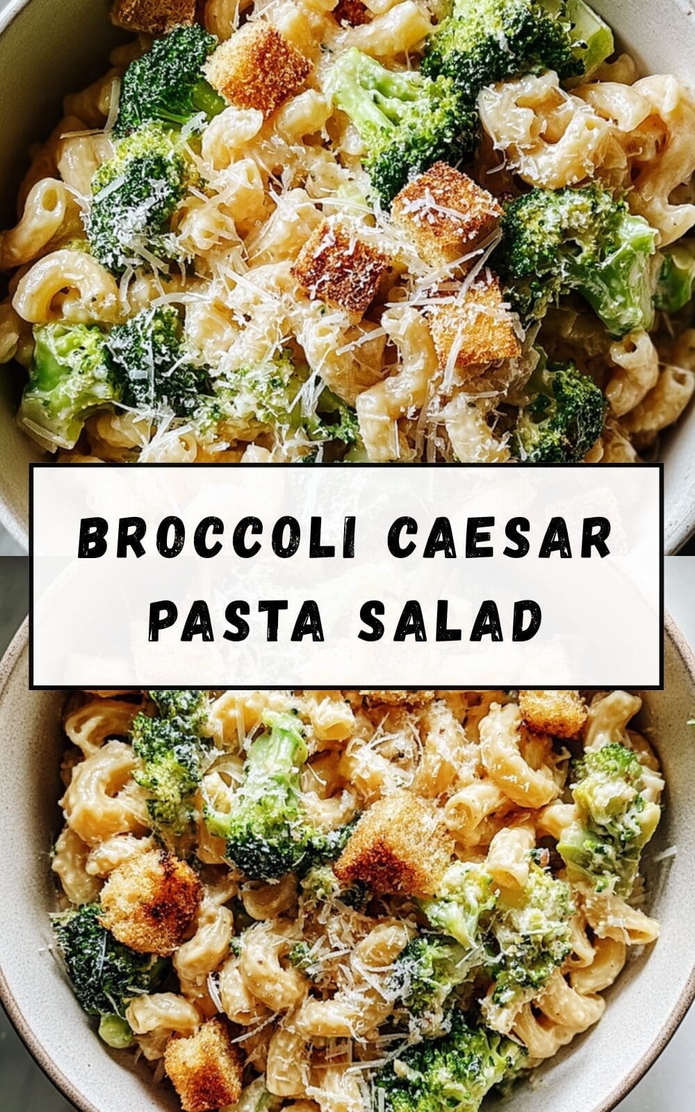 Broccoli Caesar Pasta Salad