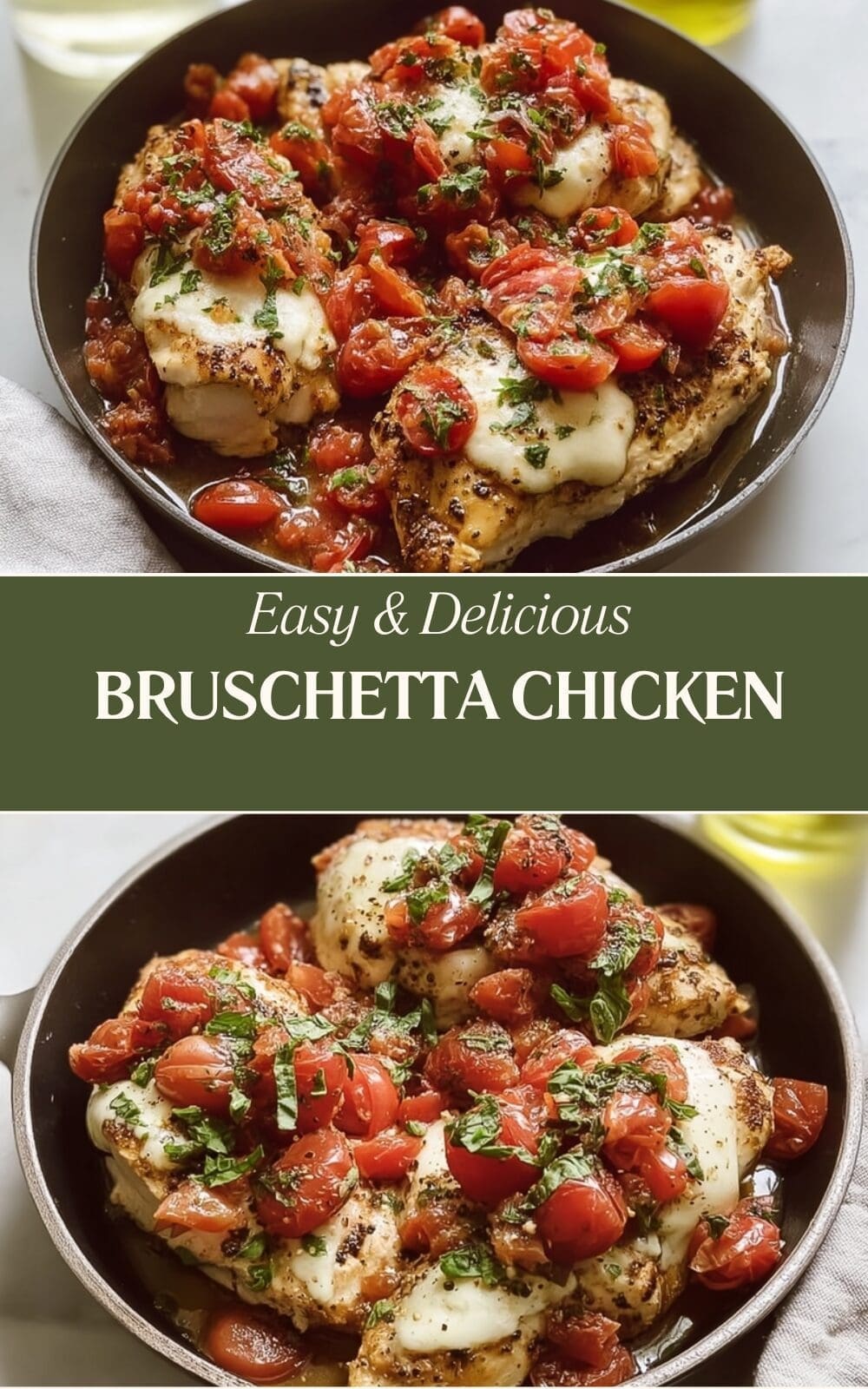 Bruschetta Chicken Recipe With Fresh Tomato And Basil Topping 7 Bruschetta Chicken