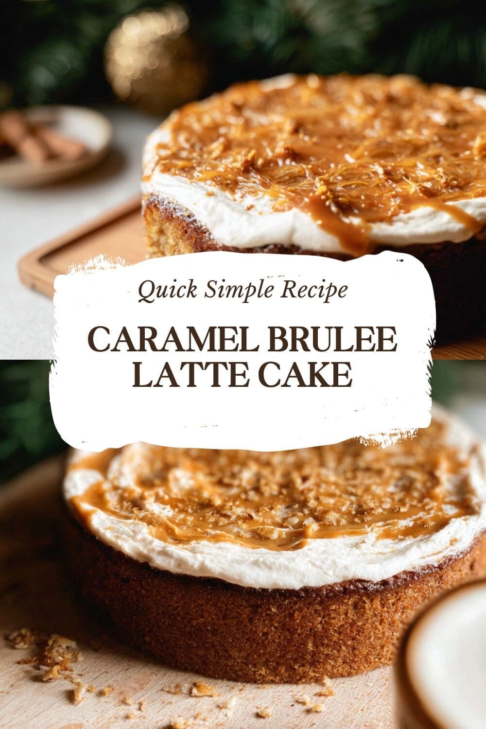 Caramel Brulee Latte Cupcakes Recipe With Creamy Coffee Flavor 7 Caramel Brulee Latte Cake