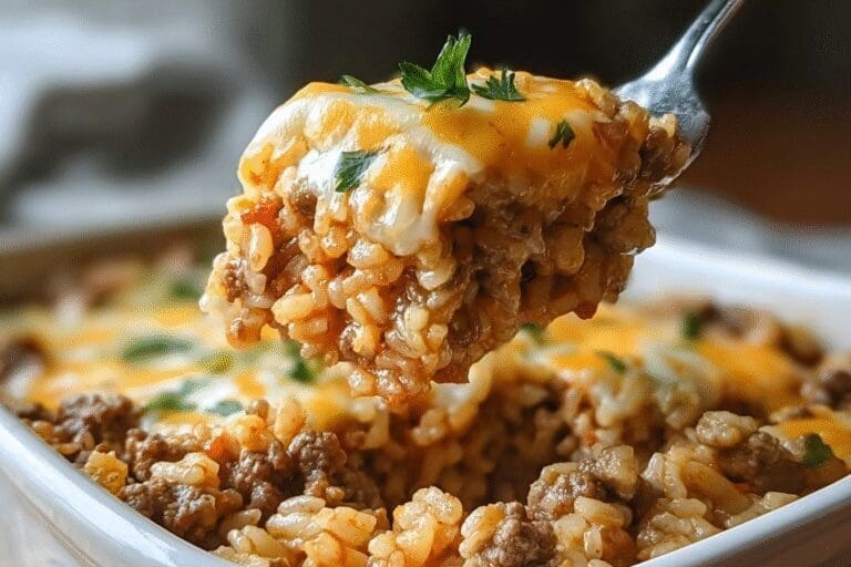 Cheesy Ground Beef And Rice Casserole 63.Png