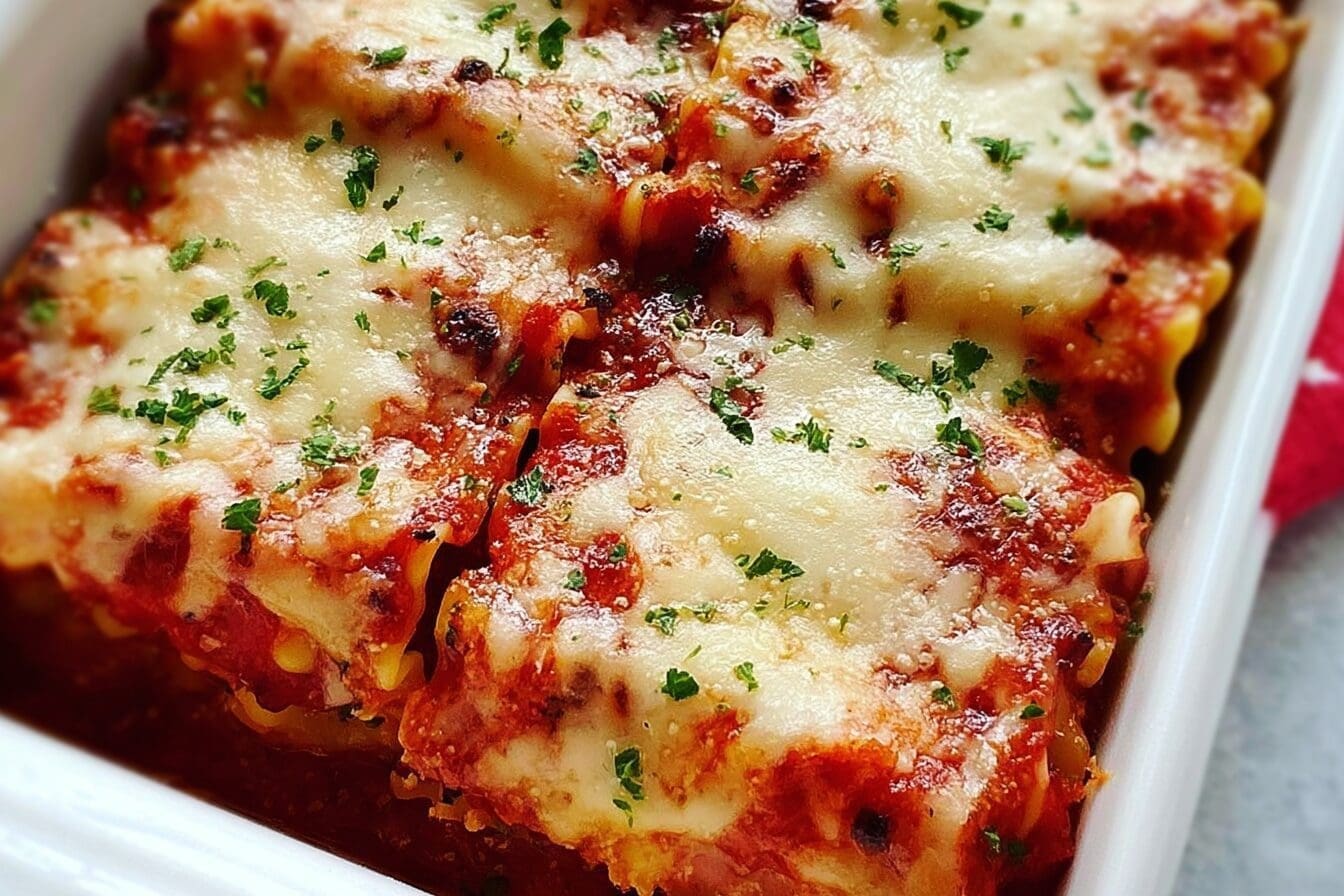 Cheesy Lasagna Rolls