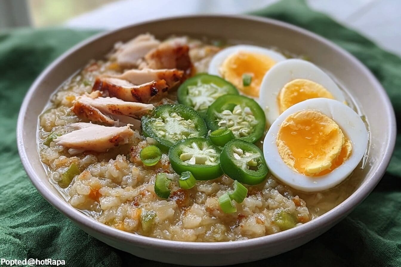 Arroz Caldo Recipe Easy Chicken And Rice Filipino Comfort Soup 6 Chicken Arroz Caldo