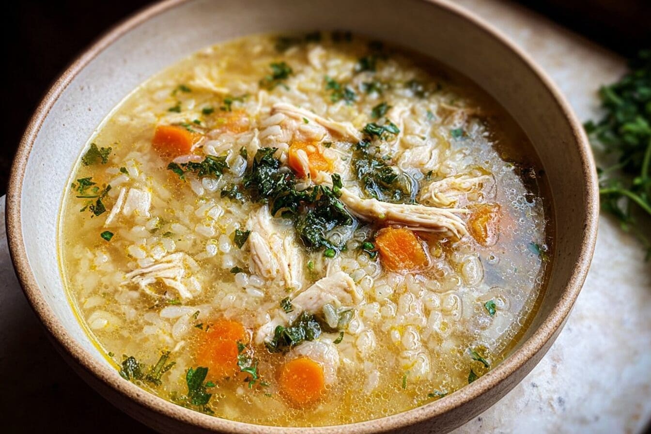 Chicken And Rice Soup Recipe For Comfort And Easy Cooking 6 Chicken Rice Soup