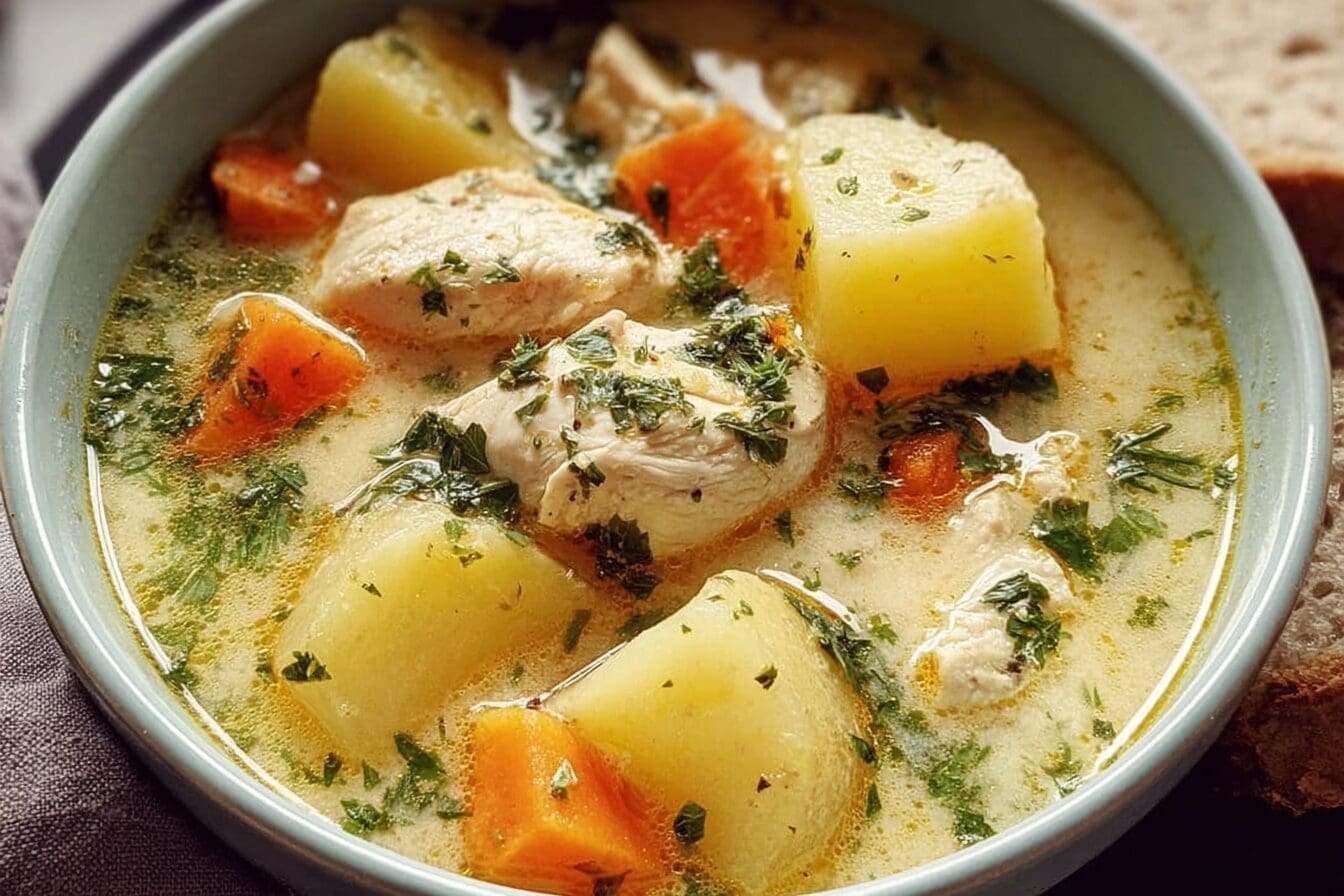 Chicken And Potato Soup Recipe For Comforting Homemade Warmth 6 Chicken Soup With Potatoes