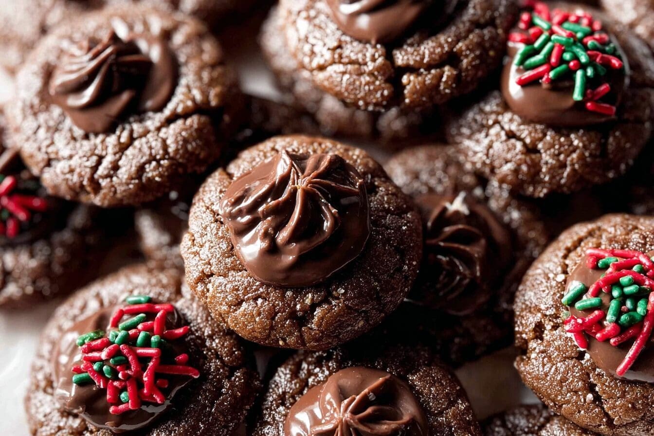 Chocolate Blossom Cookies Recipe With Soft Centers And Crispy Edges 6 Chocolate Blossom Cookies