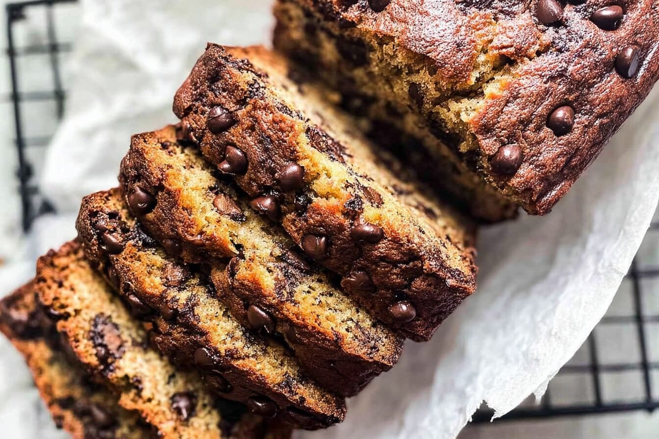 Chocolate Chip Banana Bread Recipe With Easy Ingredients And Rich Flavor 6 Chocolate Chip Banana Bread