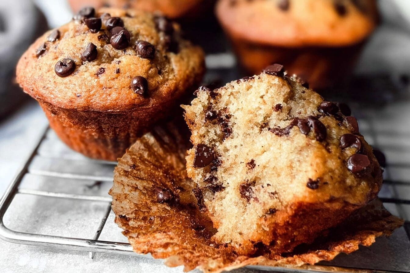 Chocolate Chunk Muffins Recipe With Gooey Melts And Tender Texture 6 Chocolate Chunk Muffins