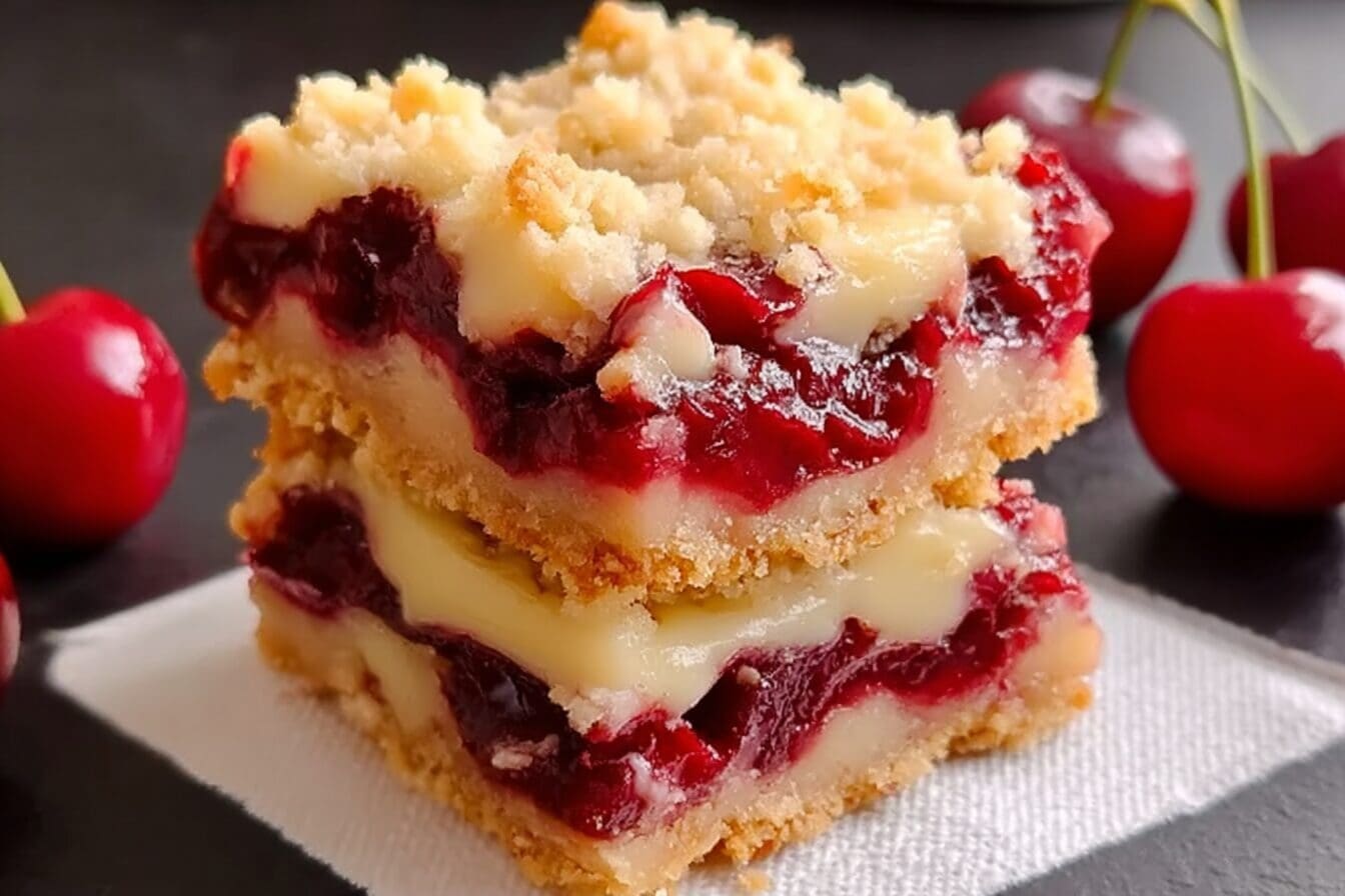 Christmas Cherry Bars