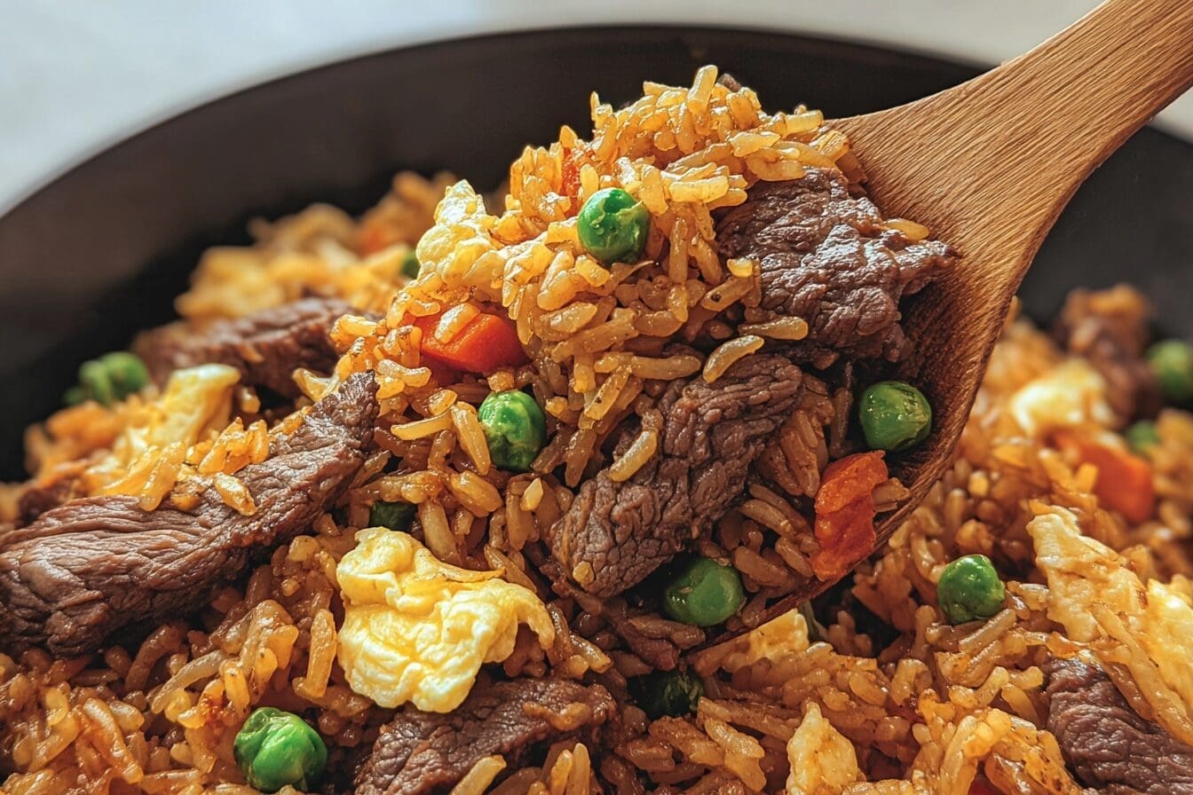 Classic Beef Fried Rice Recipe With Savory Flavors And Easy Steps 6 Classic Beef Fried Rice
