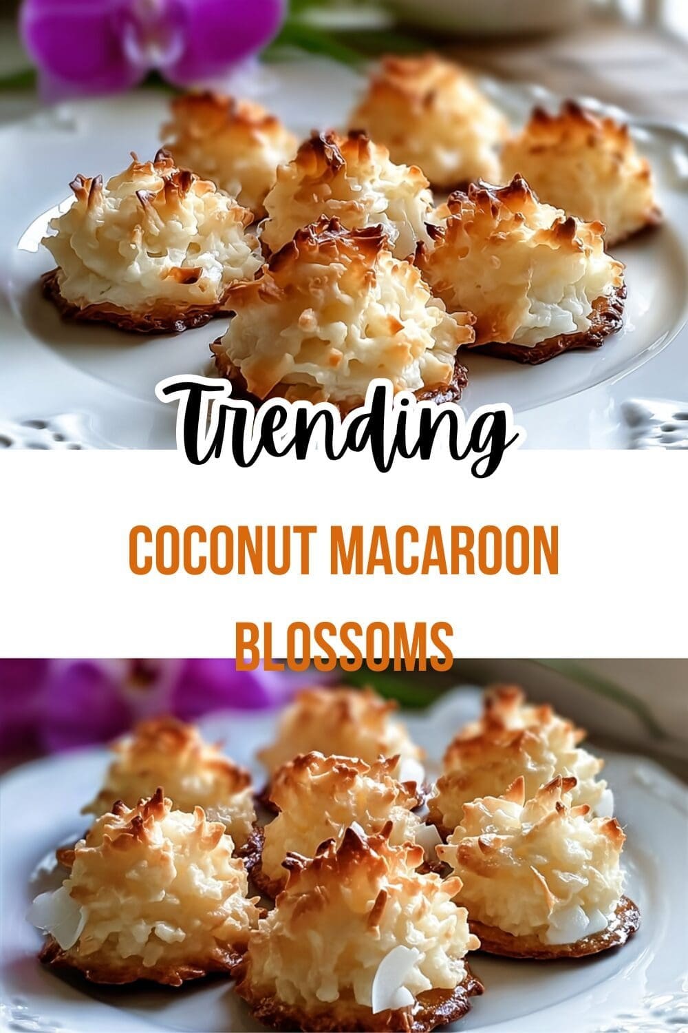 Coconut Macaroon Blossoms