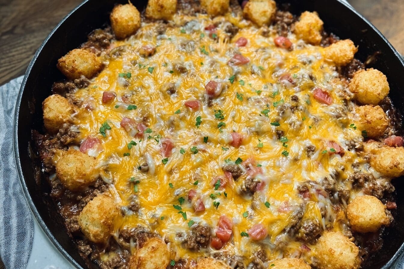 Cowboy Casserole Recipe With Beef, Corn, And Crispy Topping 6 Cowboy Casserole