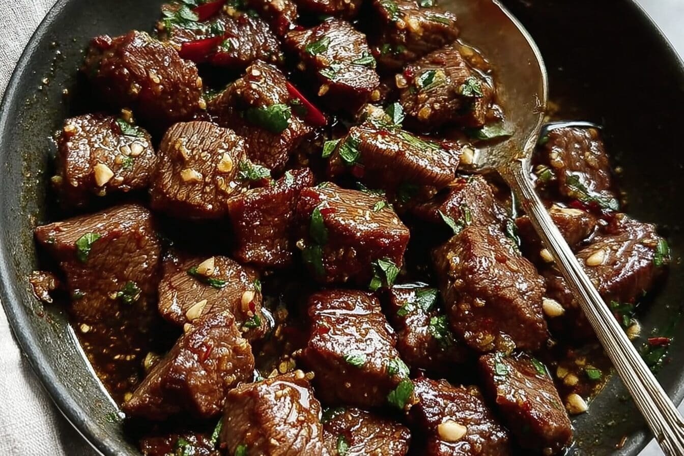 Garlic Butter Steak Bites Recipe With Easy Flavorful Sauce 6 Garlic Butter Steak Bites
