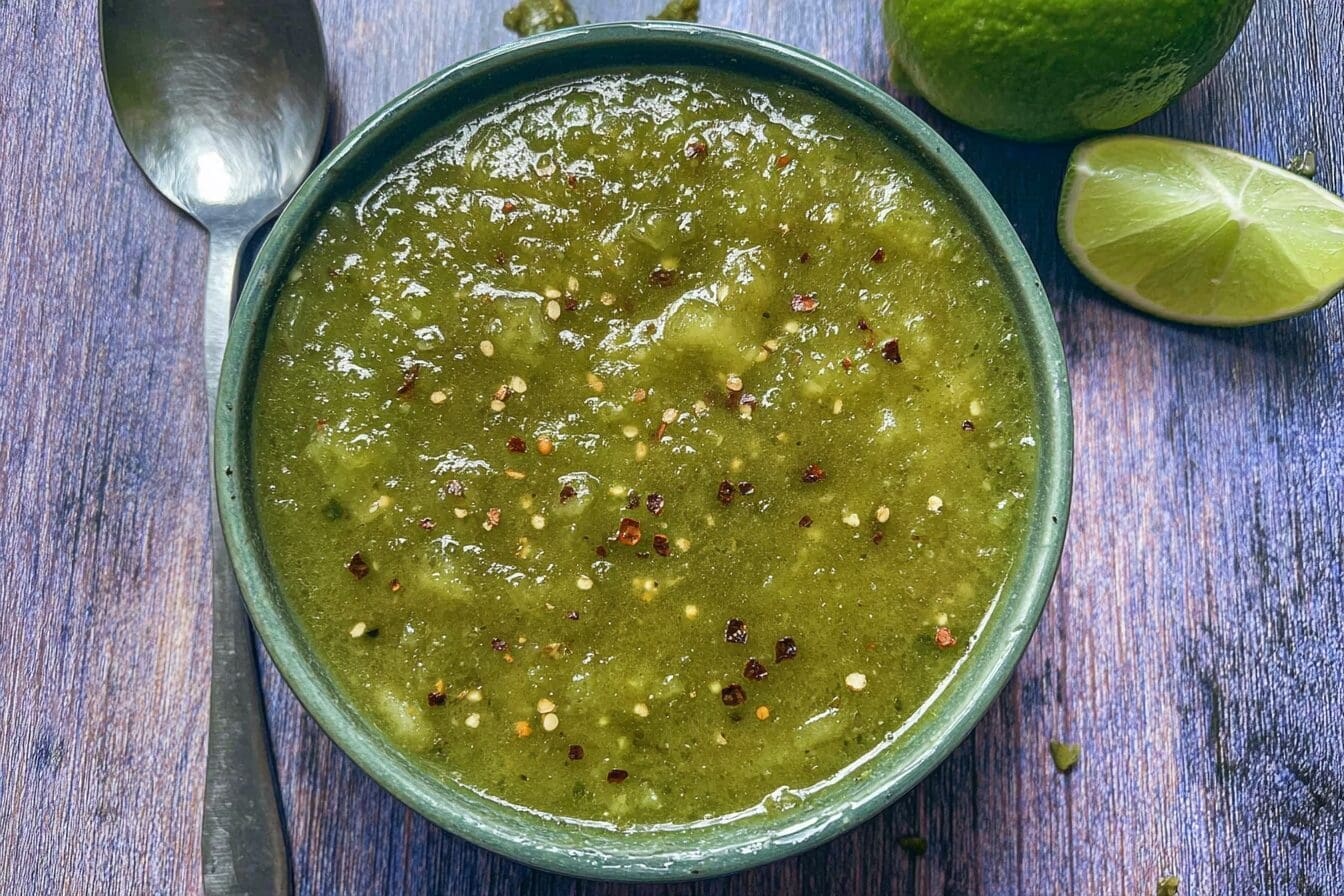 Homemade Green Enchilada Sauce Recipe For Authentic Flavor 6 Green Enchilada Sauce