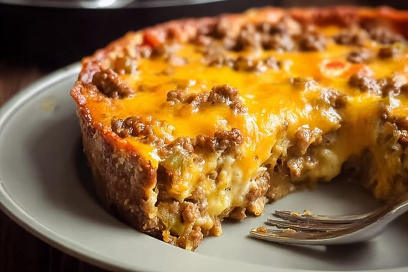 Impossibly Easy Cheeseburger Pie Recipe For Quick Comfort Food 6 Impossible Cheeseburger Pie