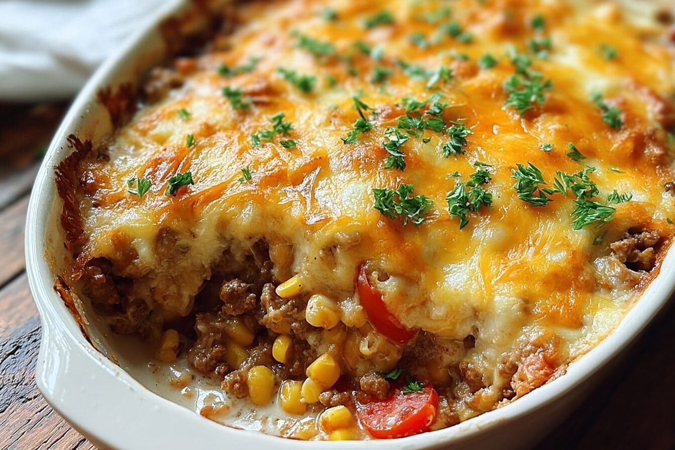 John Wayne Casserole Recipe With Hearty Meat And Cheese Layers 6 John Wayne Casserole