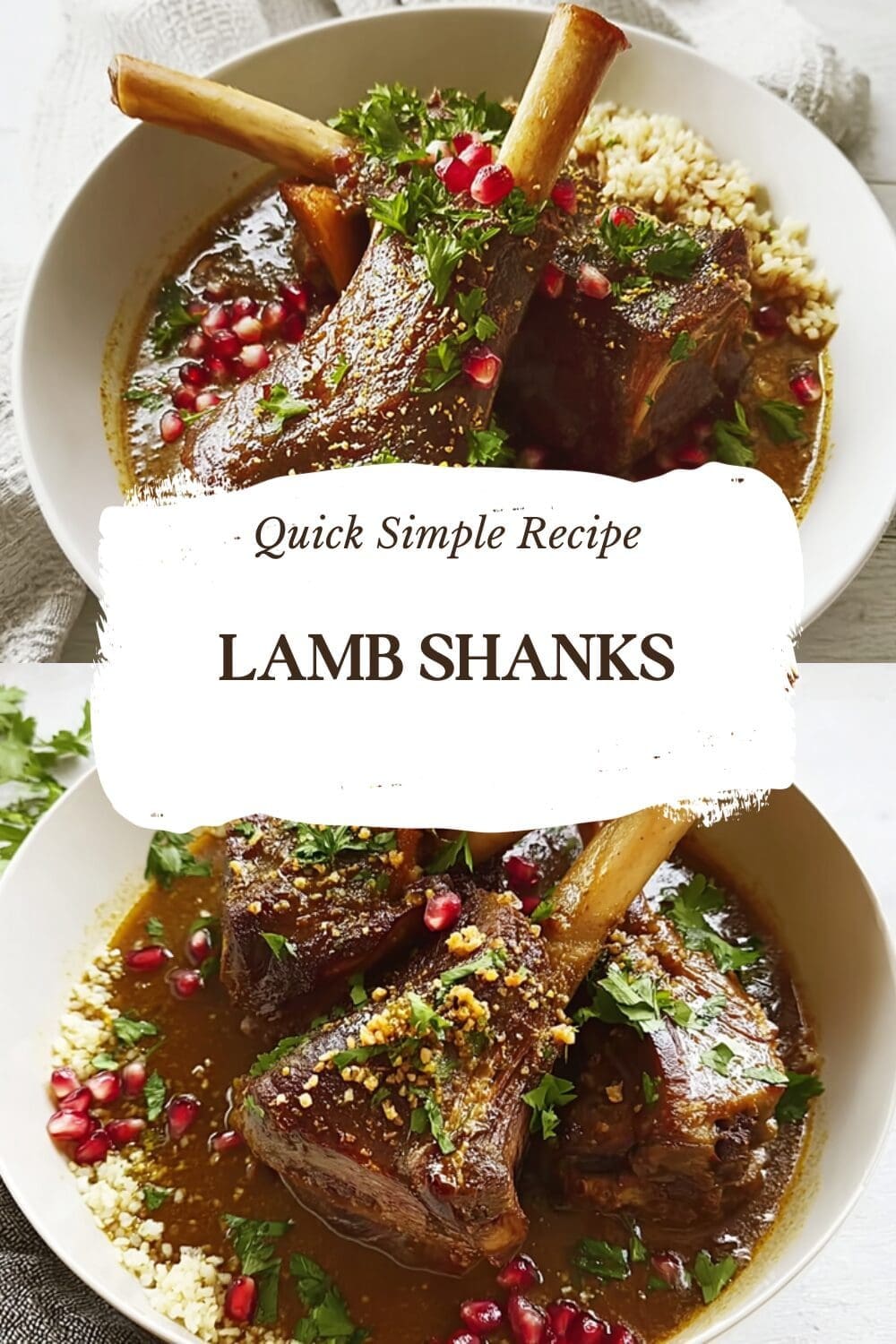 Lamb Shanks In Rich Red Wine Sauce Recipe For Tender Flavor 7 Lamb Shanks