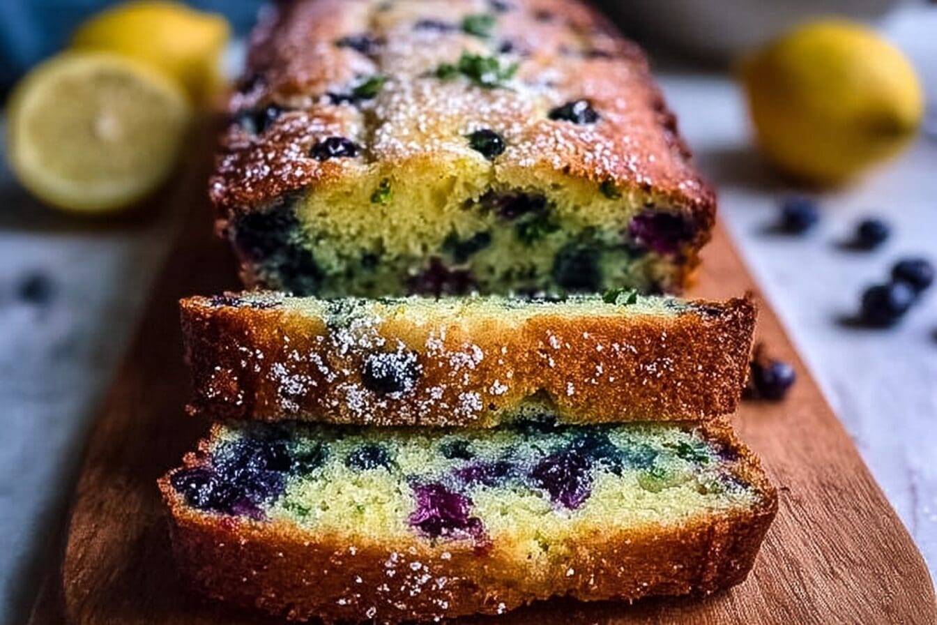 Lemon Blueberry Zucchini Bread Recipe With Fresh Fruit Flavor 6 Lemon Blueberry Zucchini Bread