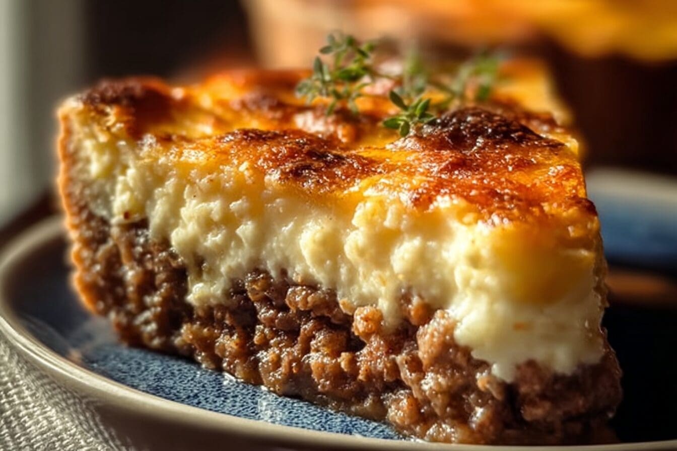 Meat And Cheese Pie