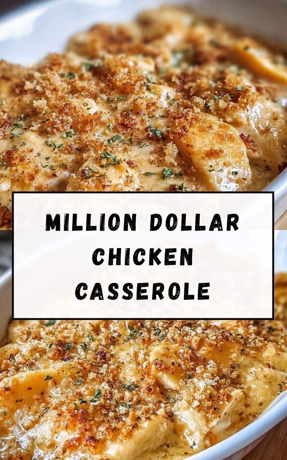 Million Dollar Chicken Casserole Recipe With Creamy Cheese And Crackers 7 Million Dollar Chicken Casserole