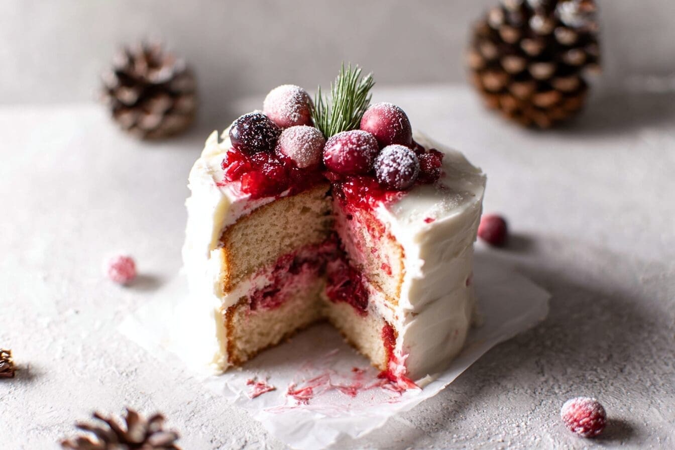 White Chocolate Cranberry Bundt Cake With Lush Flavors And Simple Steps 6 Mini Cranberry White Forest Cake