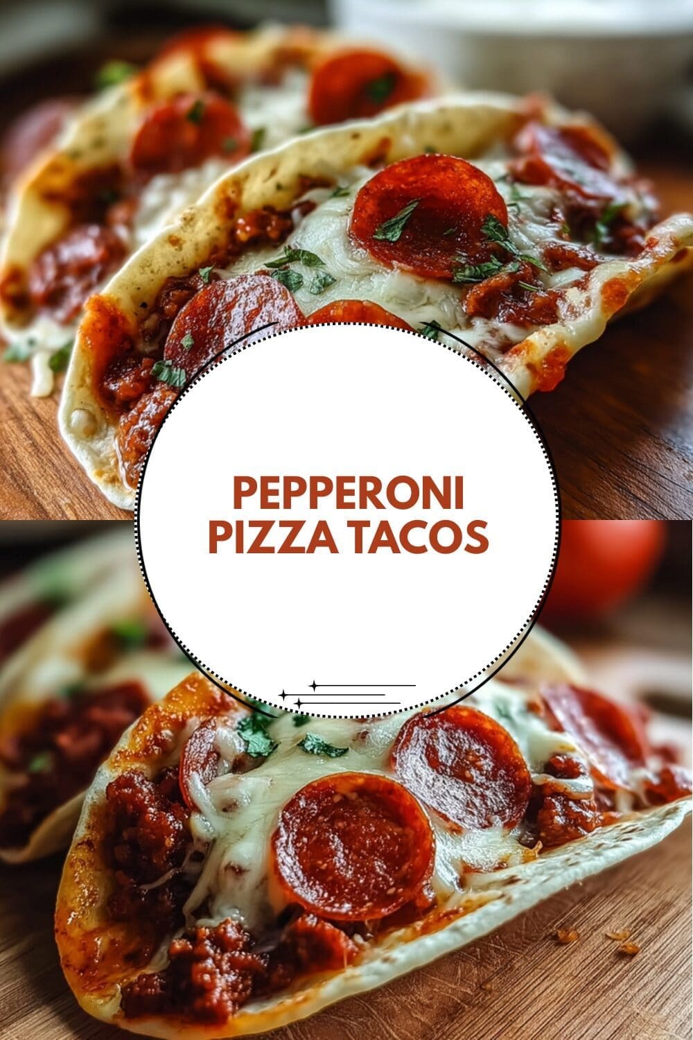 Pepperoni Pizza Tacos