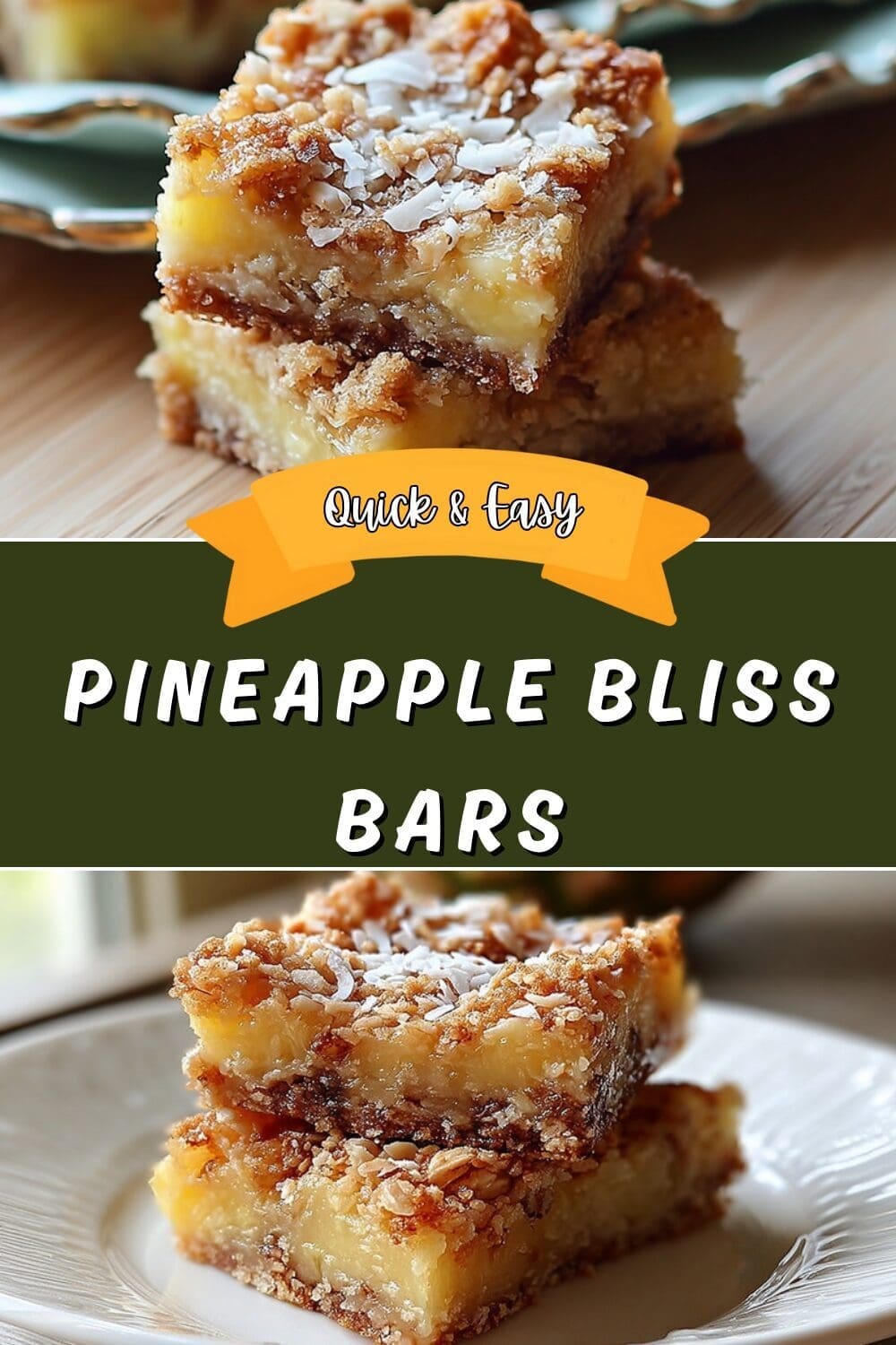 Pineapple Bliss Bars