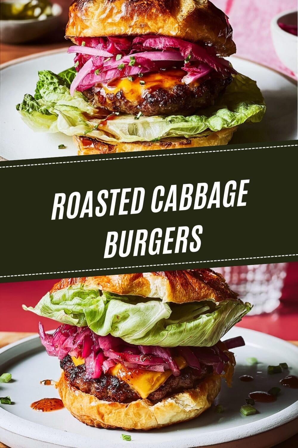 Oven Baked Cabbage Burgers With Simple Seasoning And Crispy Texture 7 Roasted Cabbage Burgers