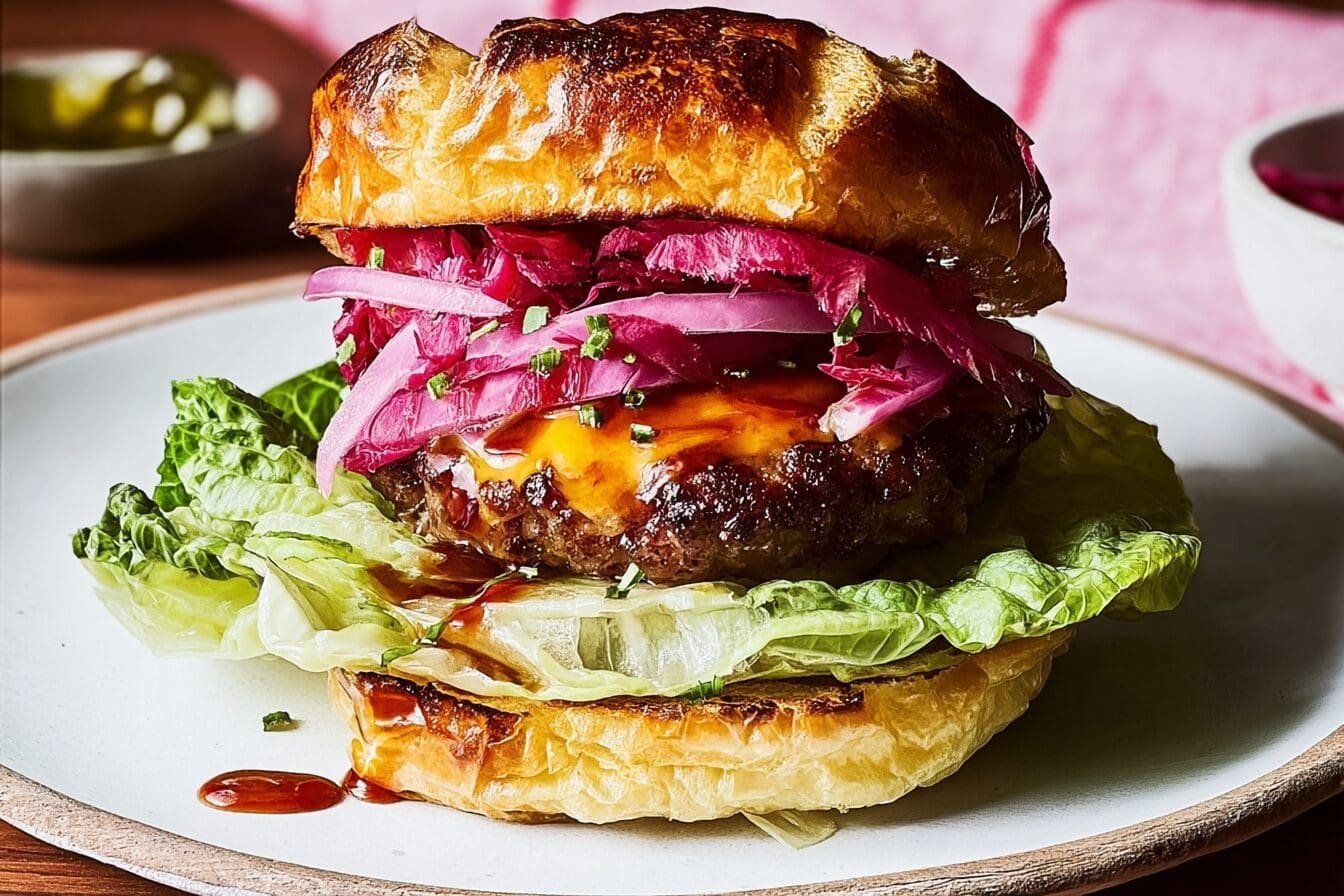 Oven Baked Cabbage Burgers With Simple Seasoning And Crispy Texture 6 Roasted Cabbage Burgers