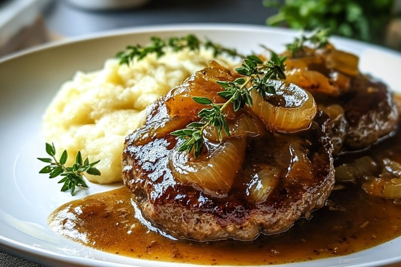 Easy Homemade Salisbury Steak Recipe With Classic Comfort Flavors 6 Salisbury Steak