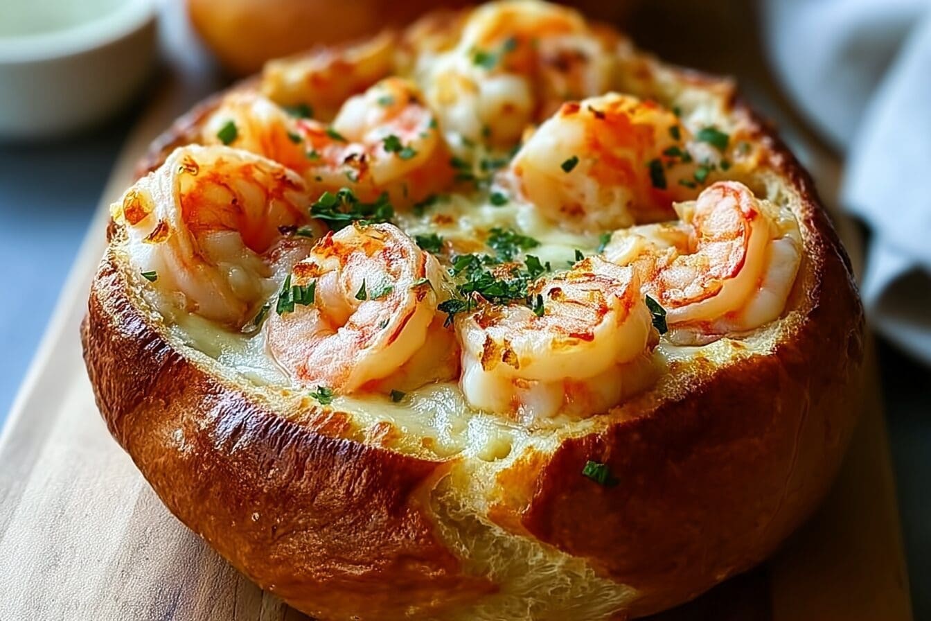 Creamy Shrimp Scampi Bread Bowl Recipe For A Flavorful Meal 6 Shrimp Bread Bowl