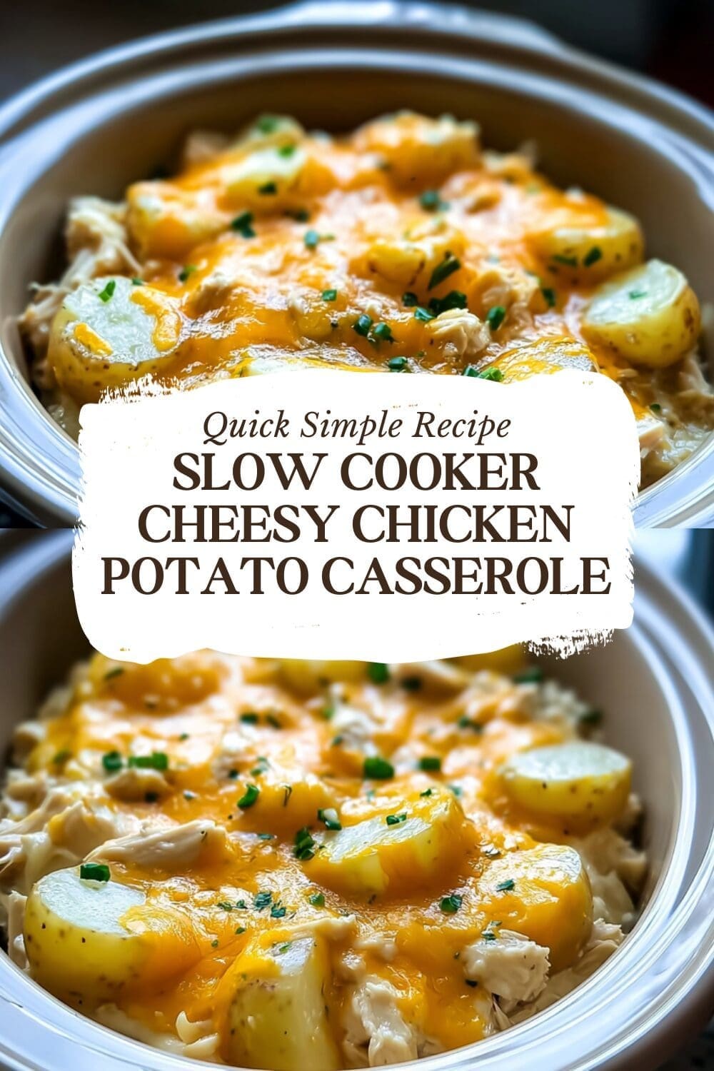Crockpot Cheesy Chicken And Creamy Potato Recipe 7 Slow Cooker Cheesy Chicken Potato Casserole