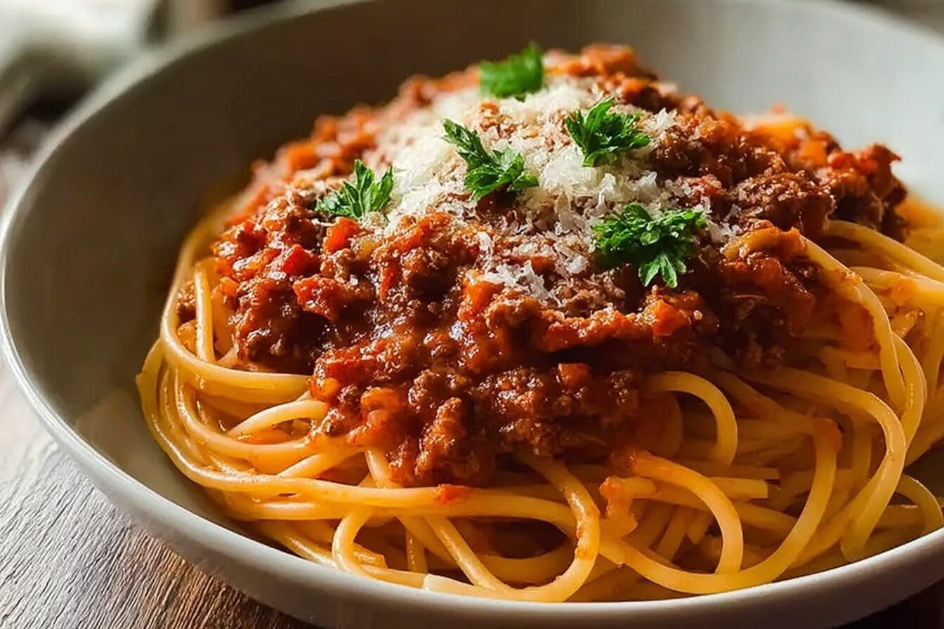 Spaghetti Bolognese Recipe With Rich Meat Sauce And Classic Flavors 6 Spaghetti Bolognese