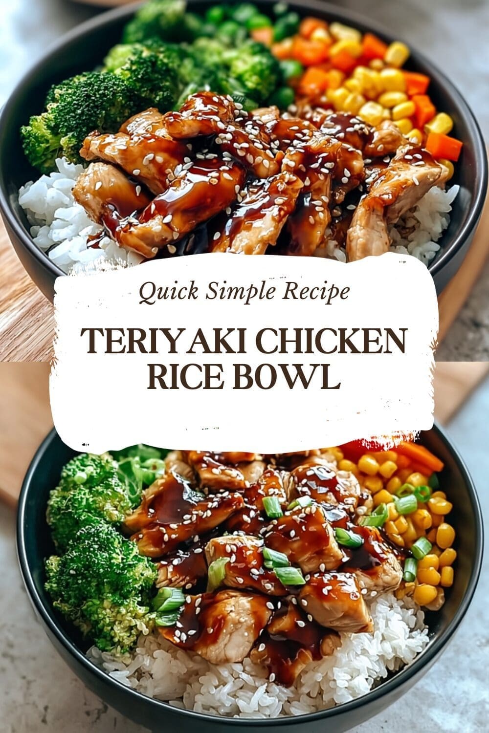 Teriyaki Chicken Rice Bowl
