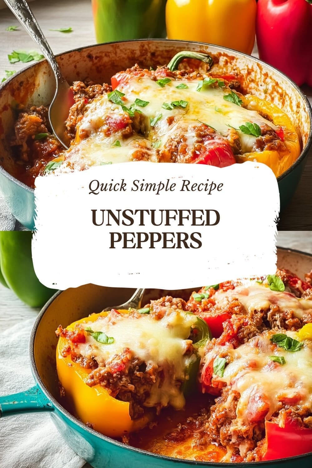 Unstuffed Bell Peppers Recipe With Flavorful Ground Meat And Veggies 7 Unstuffed Peppers