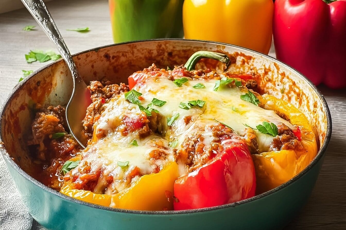 Unstuffed Bell Peppers Recipe With Flavorful Ground Meat And Veggies 6 Unstuffed Peppers
