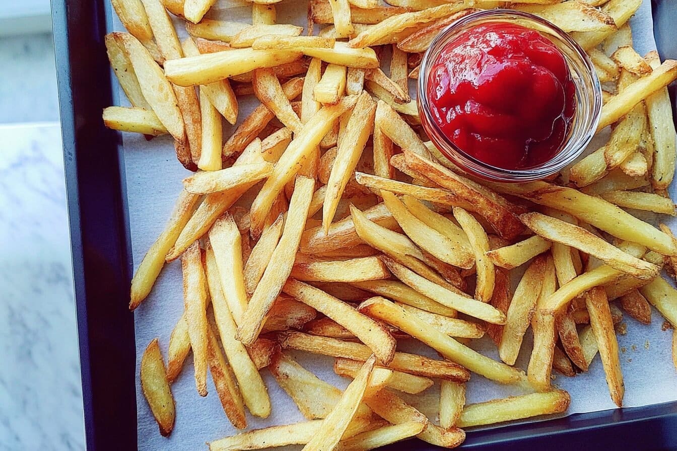 Homemade Baked French Fries Crispy Oven Recipe 6 Baked French Fries