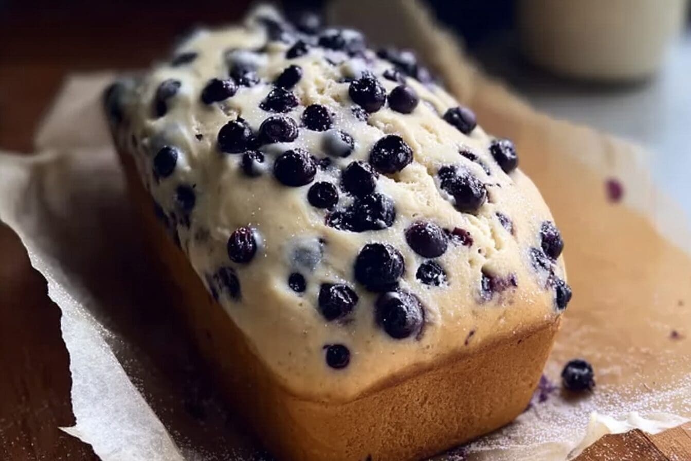 Blueberry Cream Cheese Loaf
