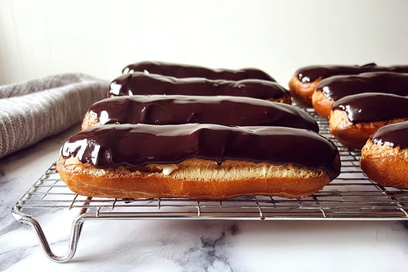 Classic Eclair Recipe Easy Homemade Version 6 Classic Eclairs