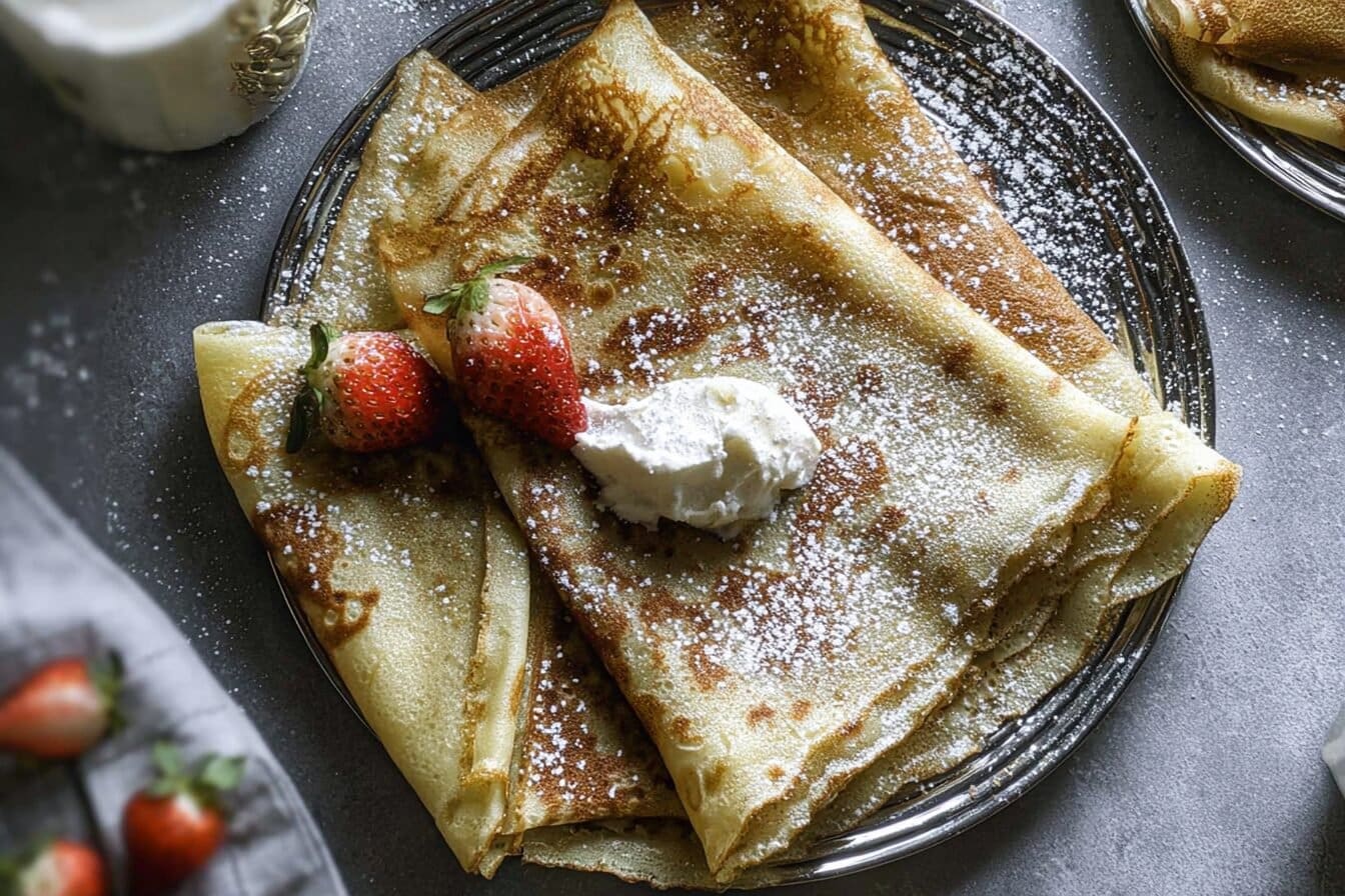 Strawberry Crepes Recipe Easy Homemade Delight 6 Crepes