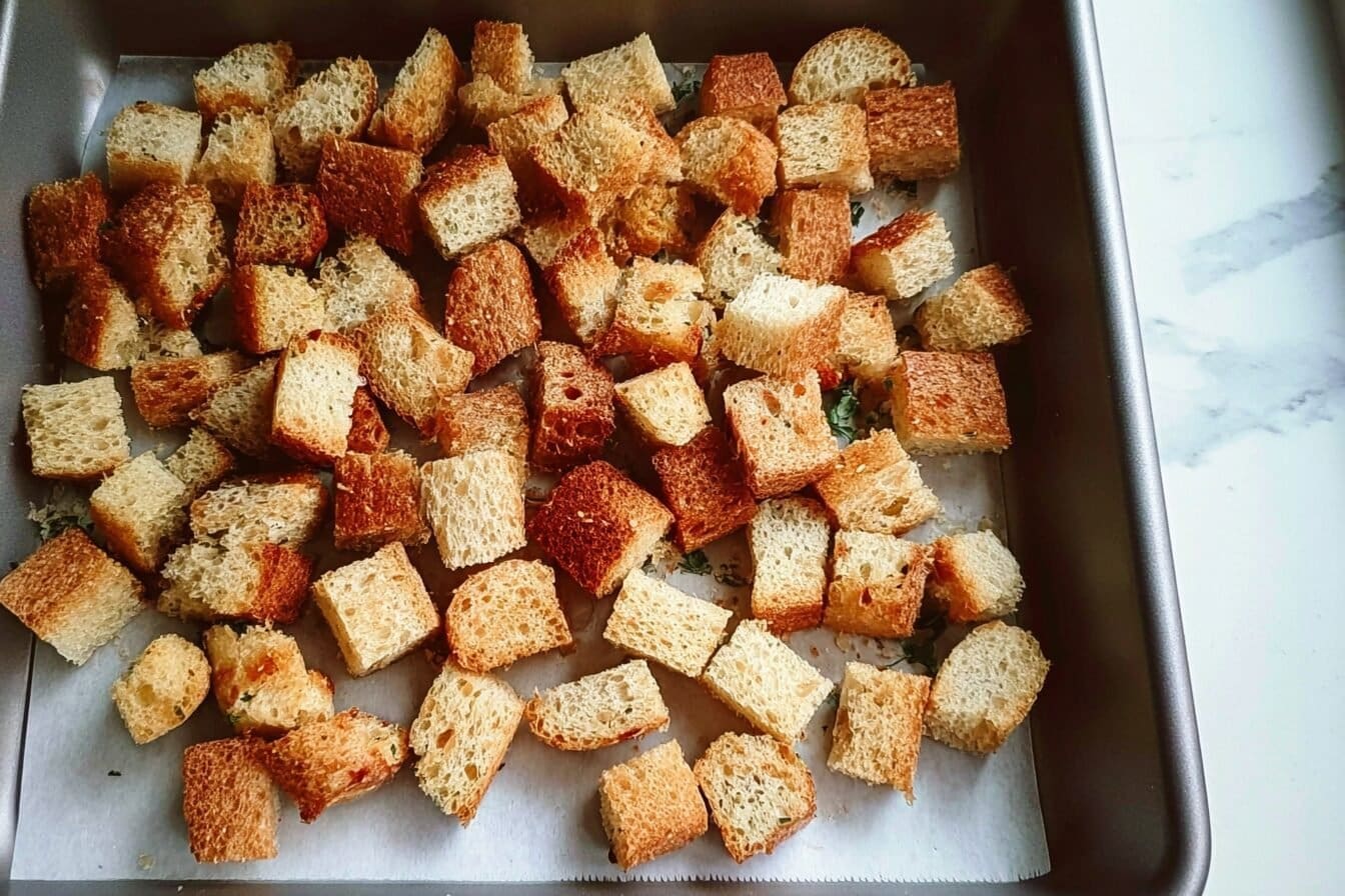 How To Make Homemade Croutons From Scratch 6 Croutons