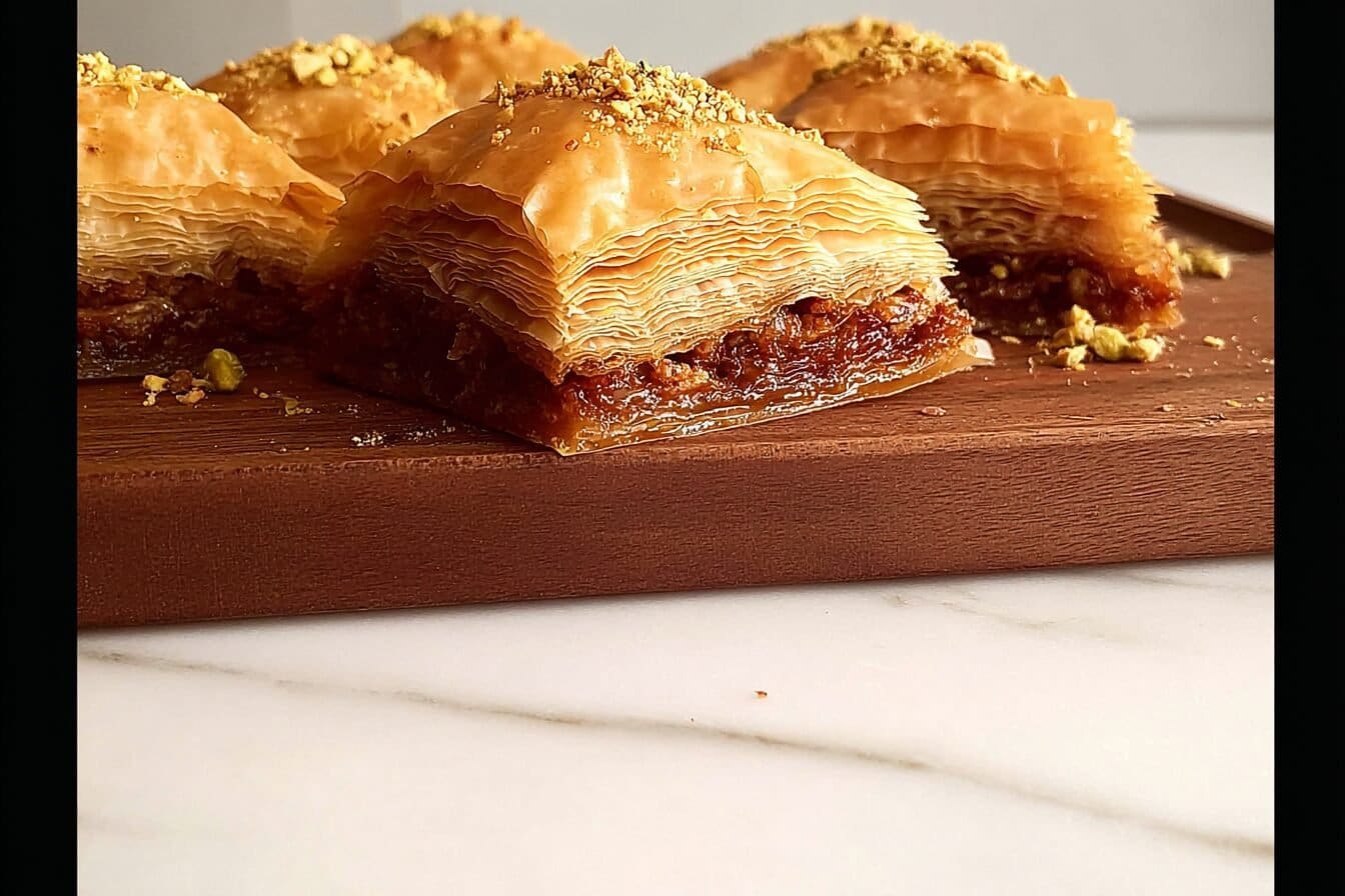Baklava Recipe Layered Phyllo Nuts Honey Syrup 6 Homemade Baklava