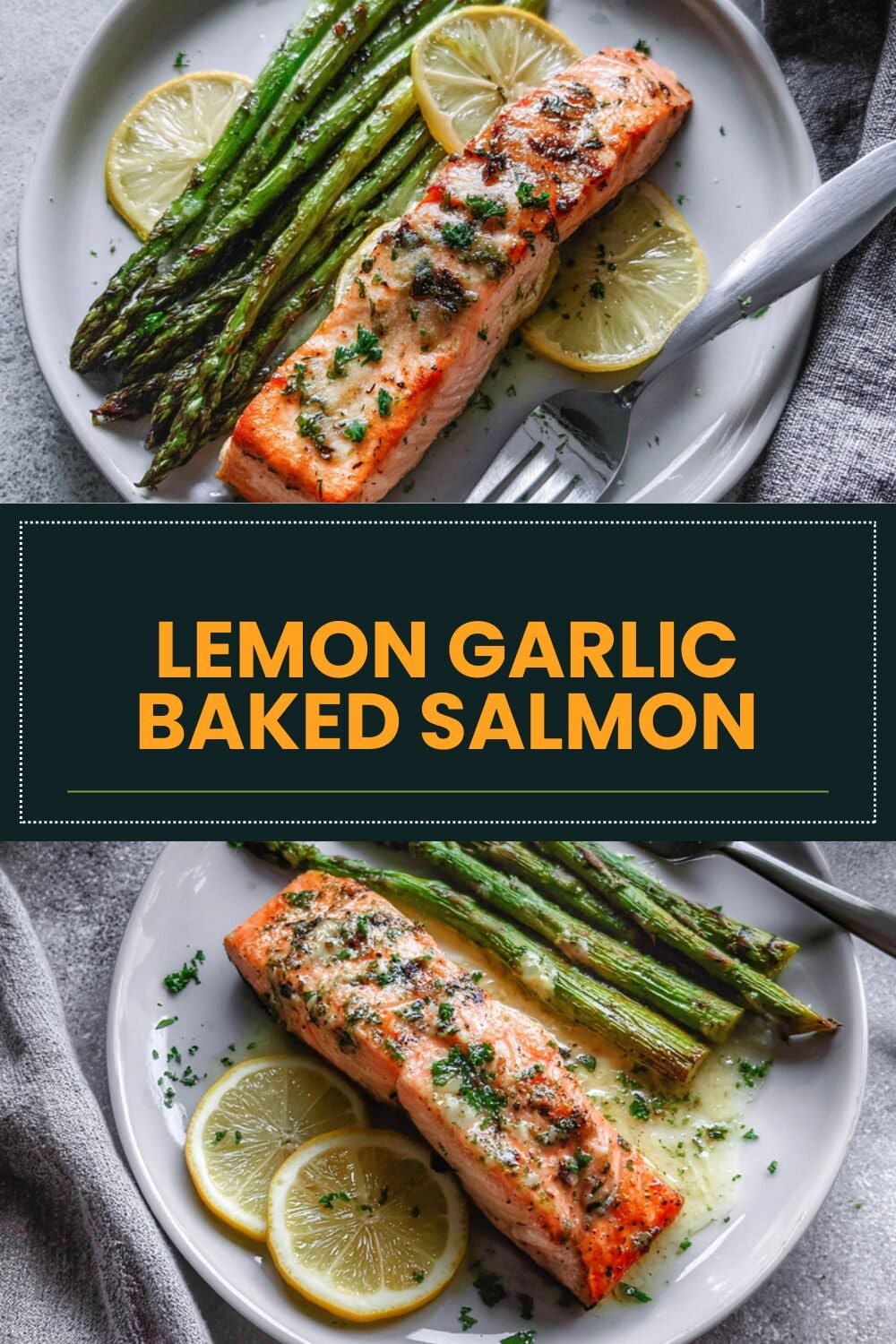 Baked Lemon Garlic Salmon Quick And Easy Recipe 4 Lemon Garlic Baked Salmon